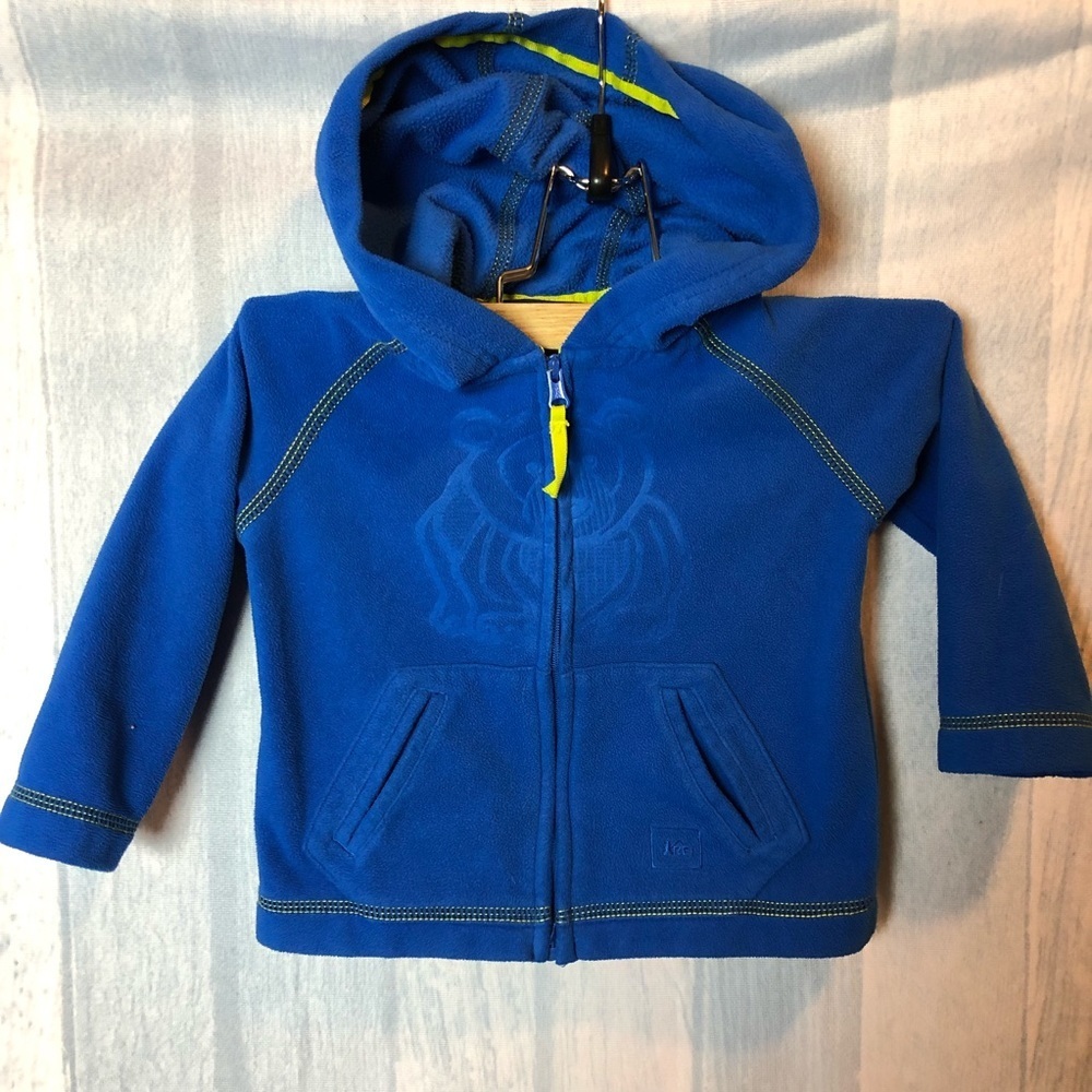 REI Boy Toddler Zip Up Lightweight Fleece Jacket